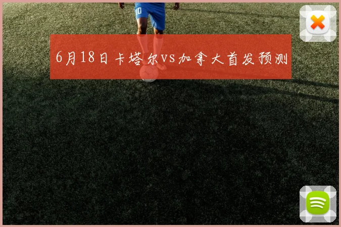 6月18日卡塔尔vs加拿大首发预测